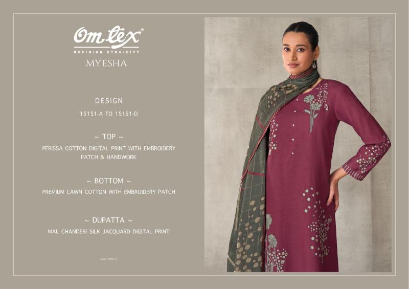 Omtex myesha dress material wholesale market online